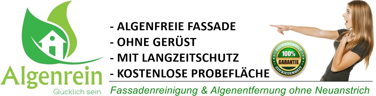 Algenfreie Fassade
